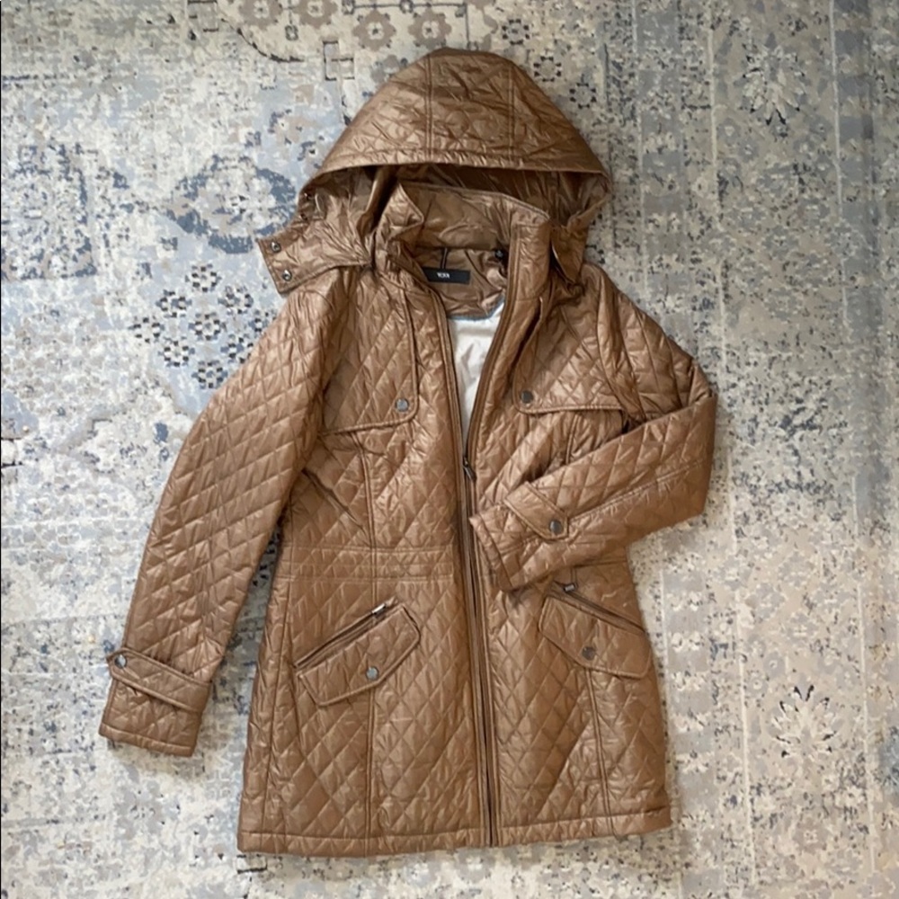 Copper Tumi winter coat